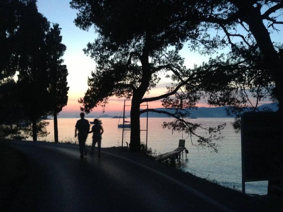 Lovely Split Level Apartment With Sea View, Pool, Free Parking And Wifi Cavtat Eksteriør bilde